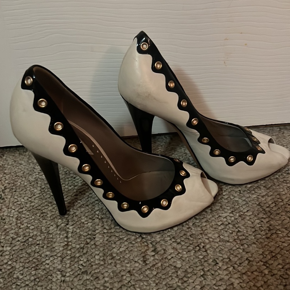 Versace Peep-Toe Pumps - Picture 3 of 11